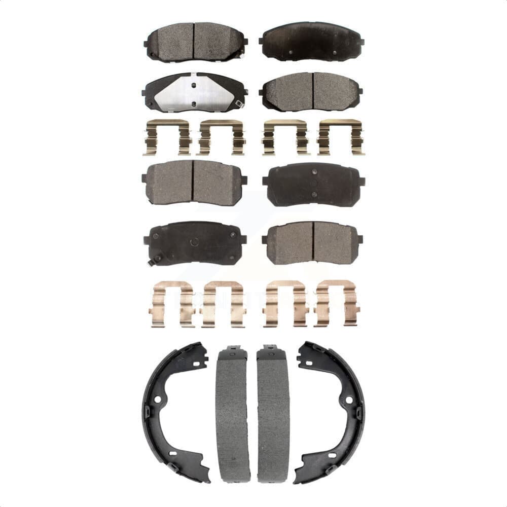 Transit Auto - KFN-100909 - Front and Rear Disc Brake Pad Kits image 1