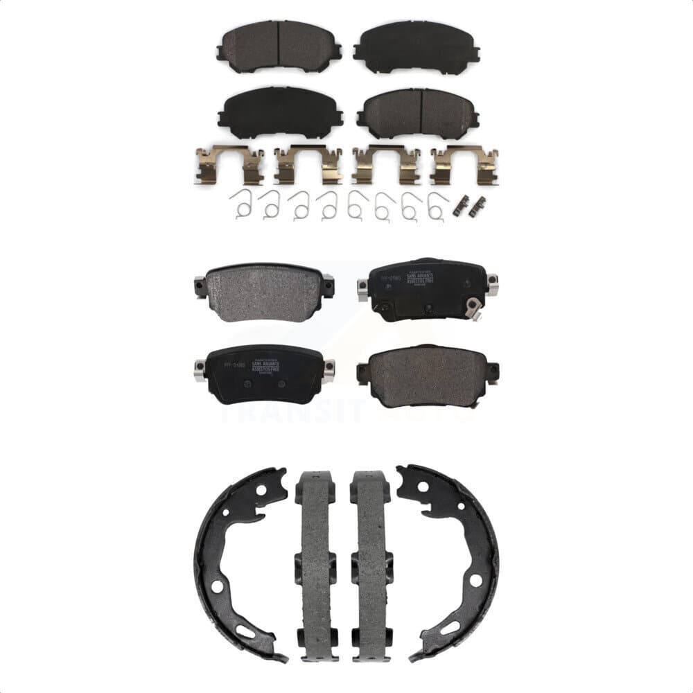 Transit Auto - KFN-100921 - Front and Rear Disc Brake Pad Kits image 1