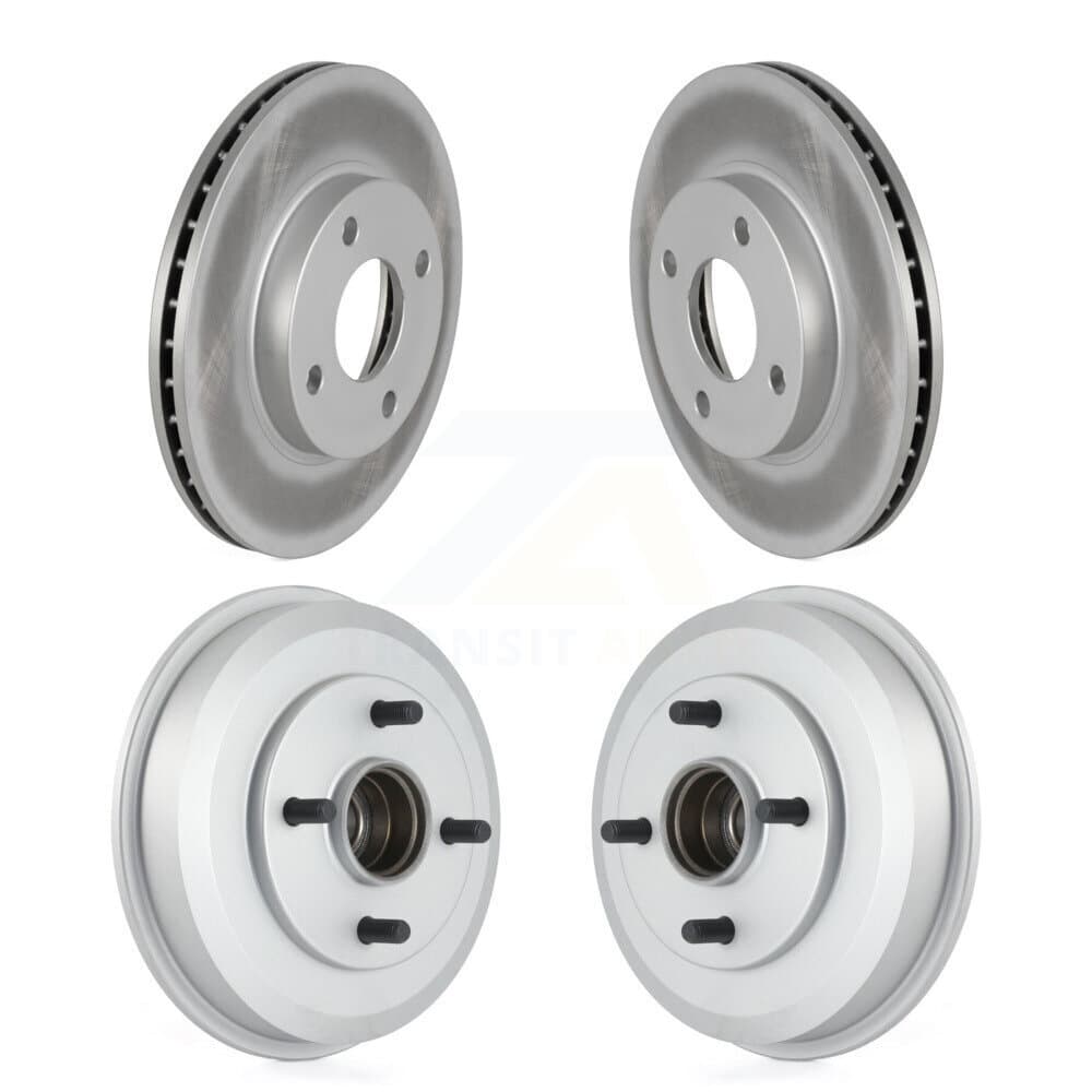 Genius - KG-101434 - Front and Rear Disc Brake Rotor and Hub Assembly Kits image 1