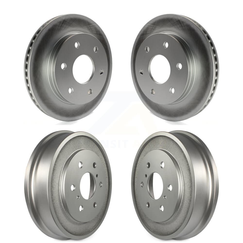 Genius - KG-101447 - Front and Rear Disc Brake Rotor and Hub Assembly Kits image 1
