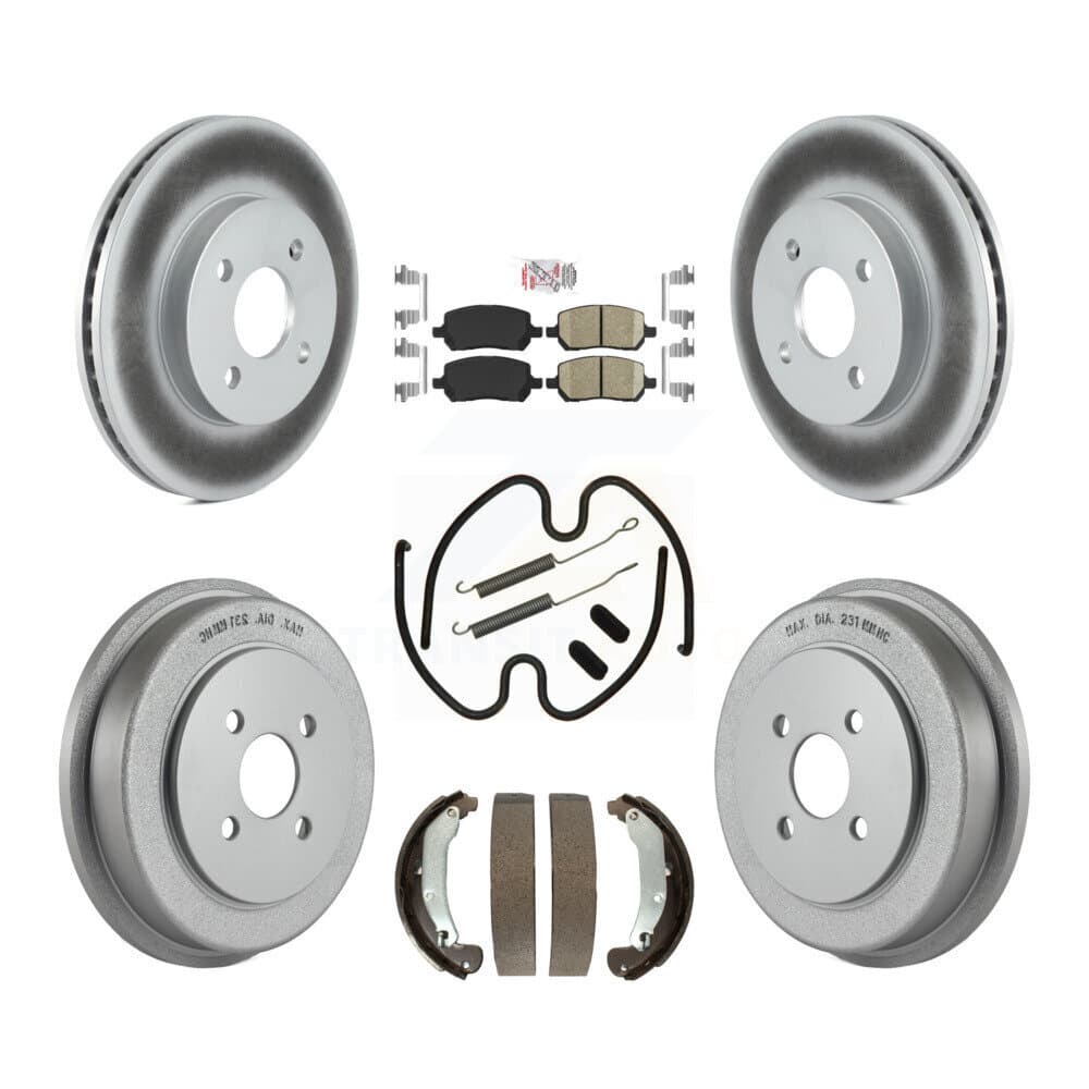 Transit Auto - KGA-104187 - Front and Rear Disc Brake Kits image 1