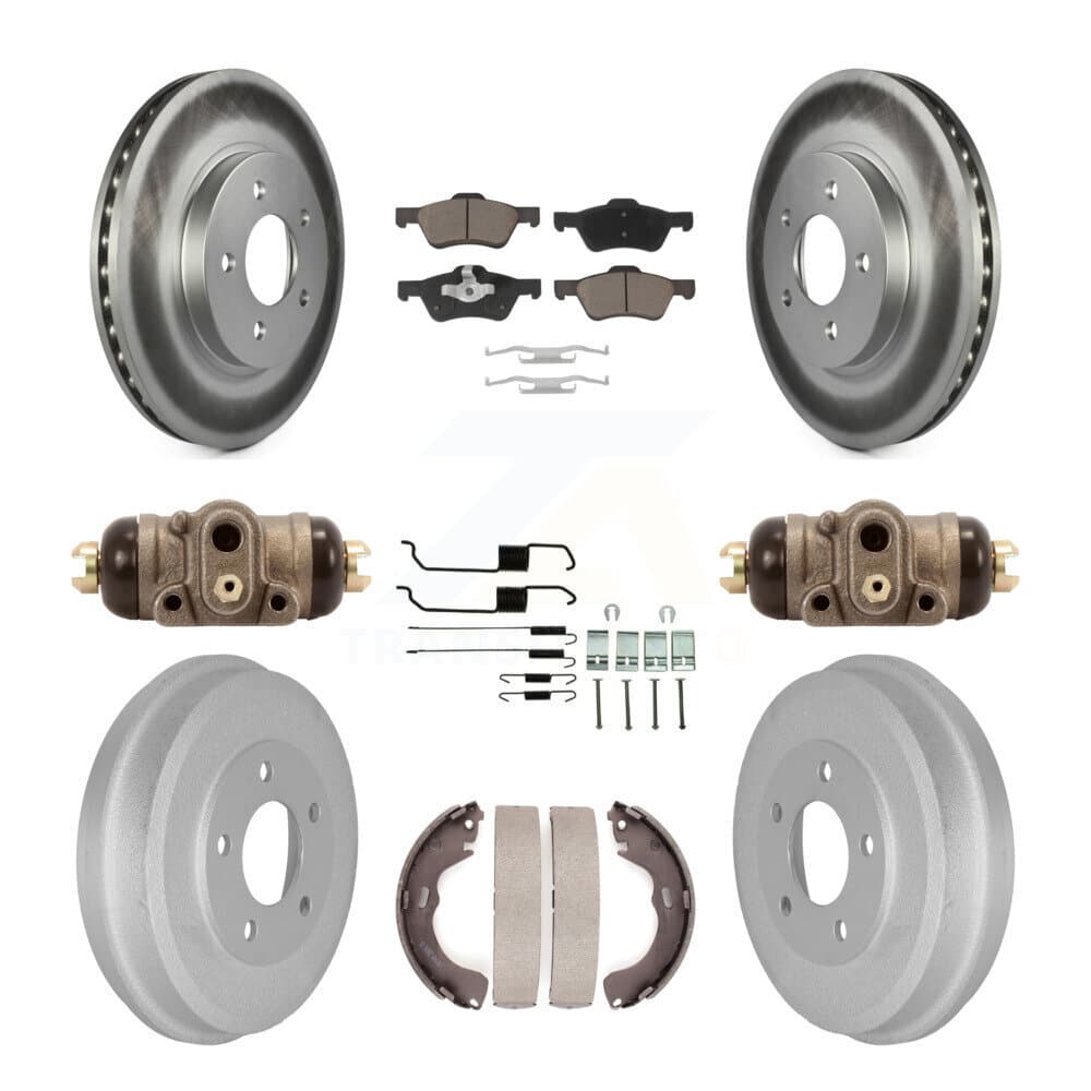 Transit Auto - KGC-102072 - Front and Rear Disc Brake Kits image 1