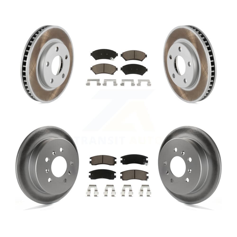 Transit Auto - KGC-102256 - Front and Rear Disc Brake Kits image 1