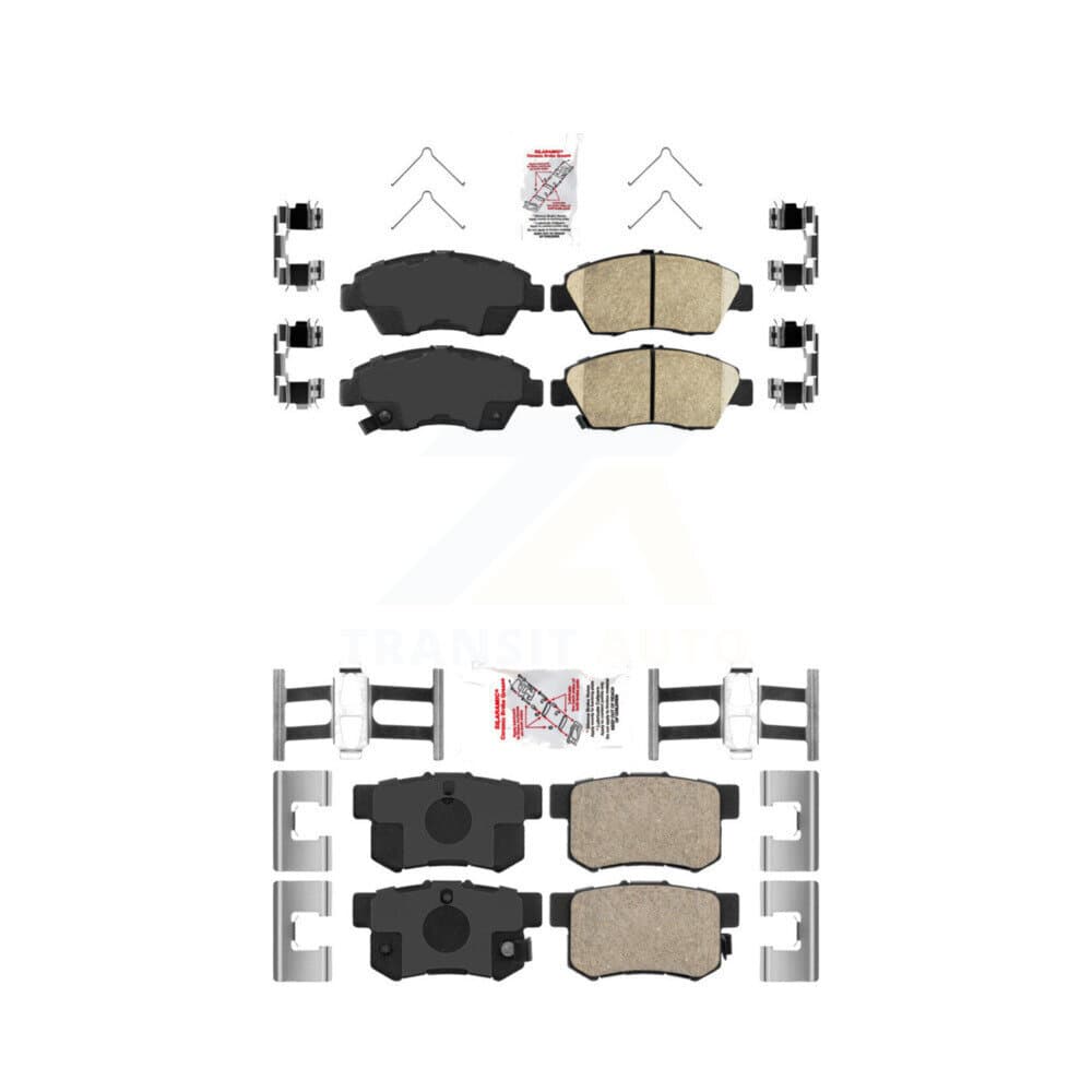 AmeriBRAKES - KNF-100113 - Front and Rear Disc Brake Pad Kits image 1