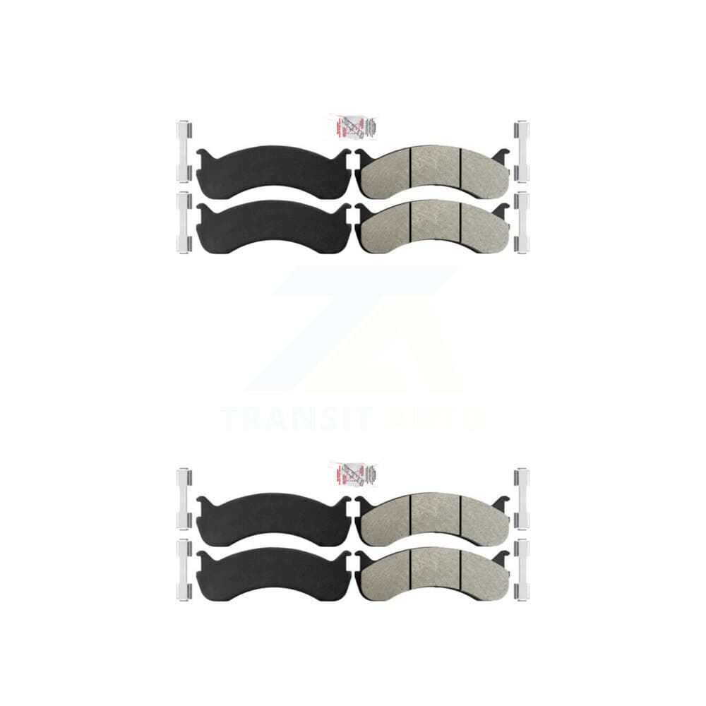 AmeriBRAKES - KNF-100114 - Front and Rear Disc Brake Pad Kits image 1