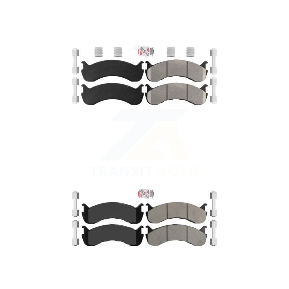 AmeriBRAKES - KNF-100122 - Front and Rear Disc Brake Pad Kits image 1