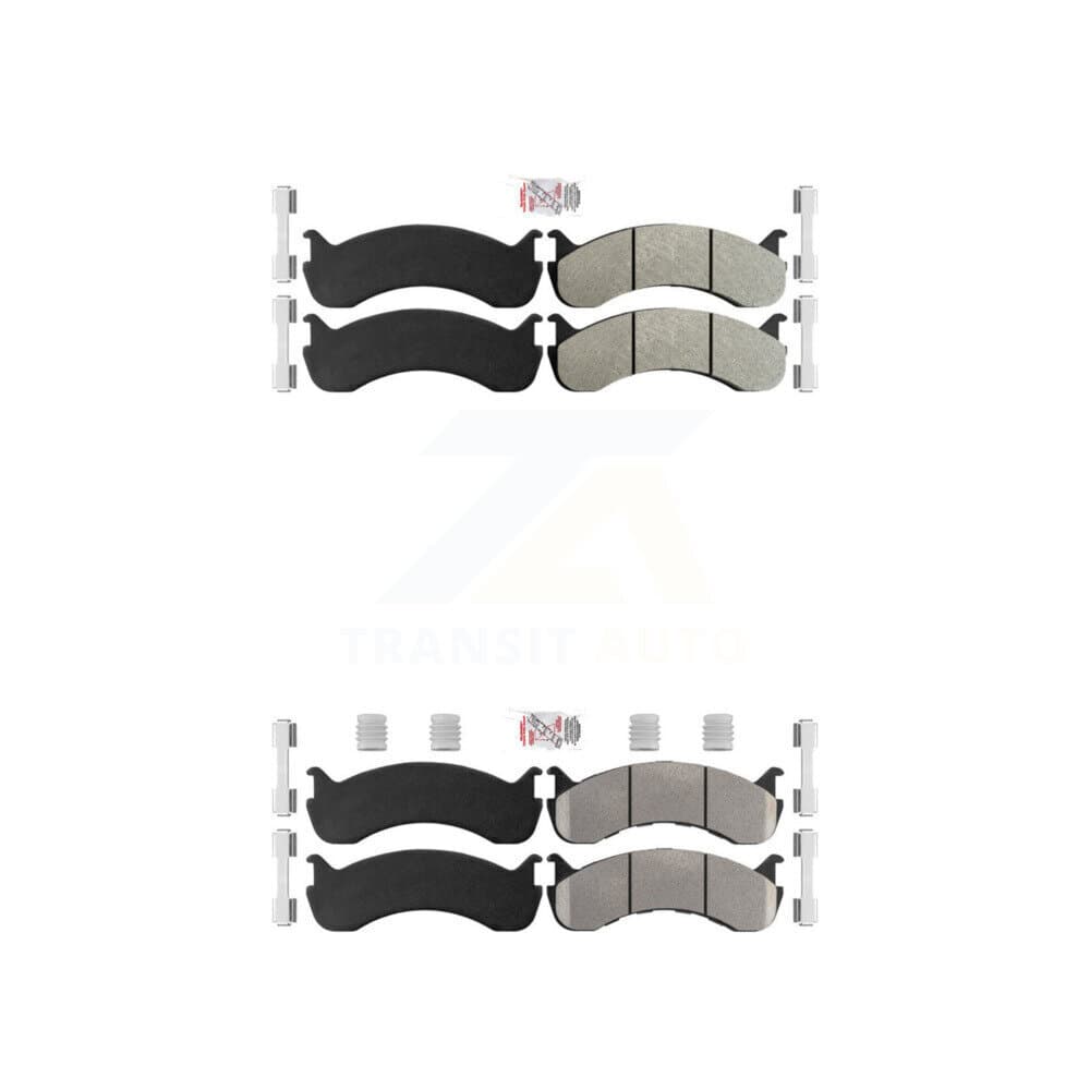 AmeriBRAKES - KNF-100127 - Front and Rear Disc Brake Pad Kits image 1