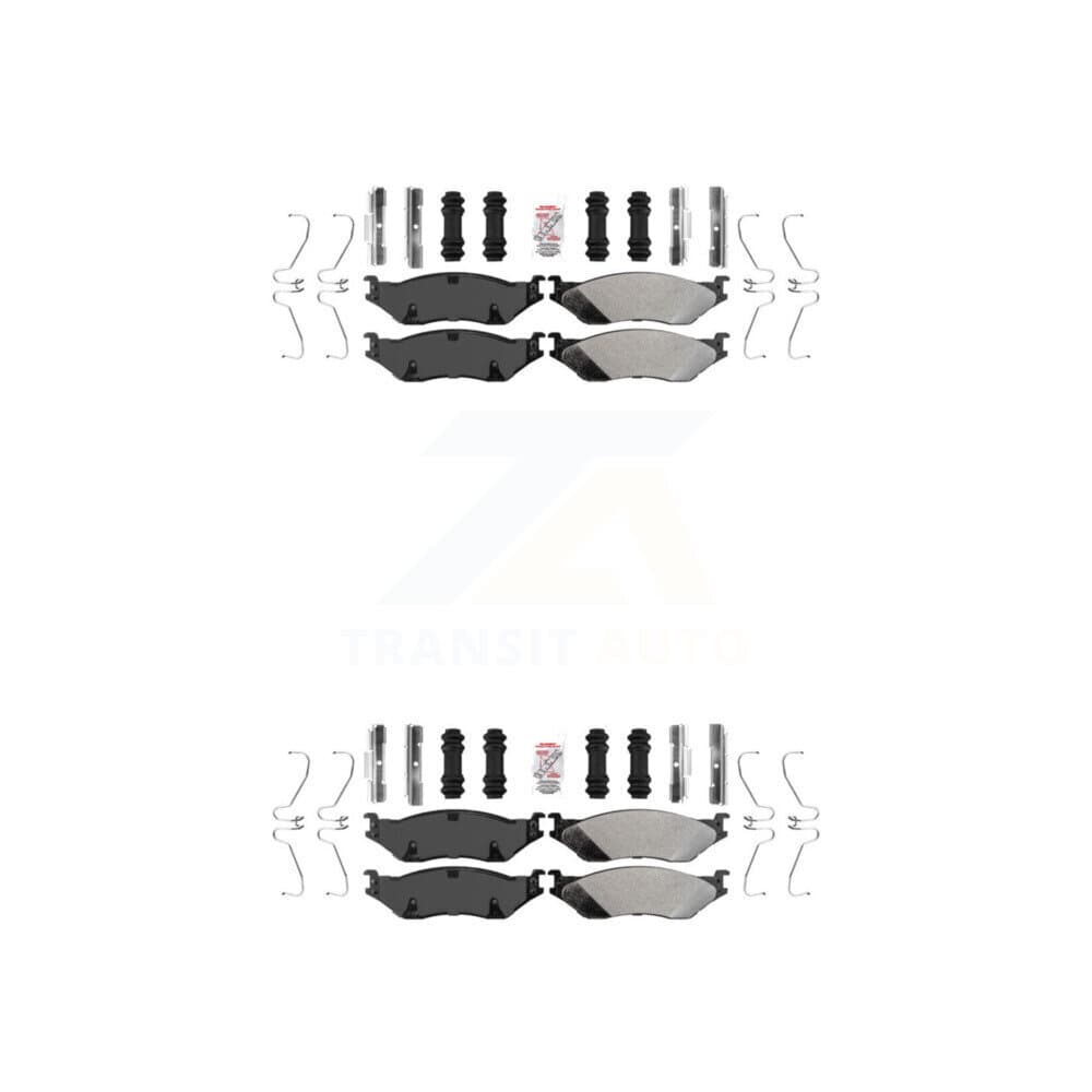 AmeriBRAKES - KNF-100134 - Front and Rear Disc Brake Pad Kits image 1