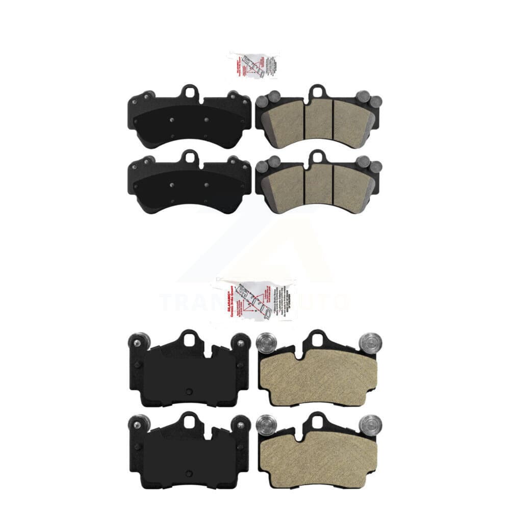 AmeriBRAKES - KNF-100229 - Front and Rear Disc Brake Pad Kits image 1