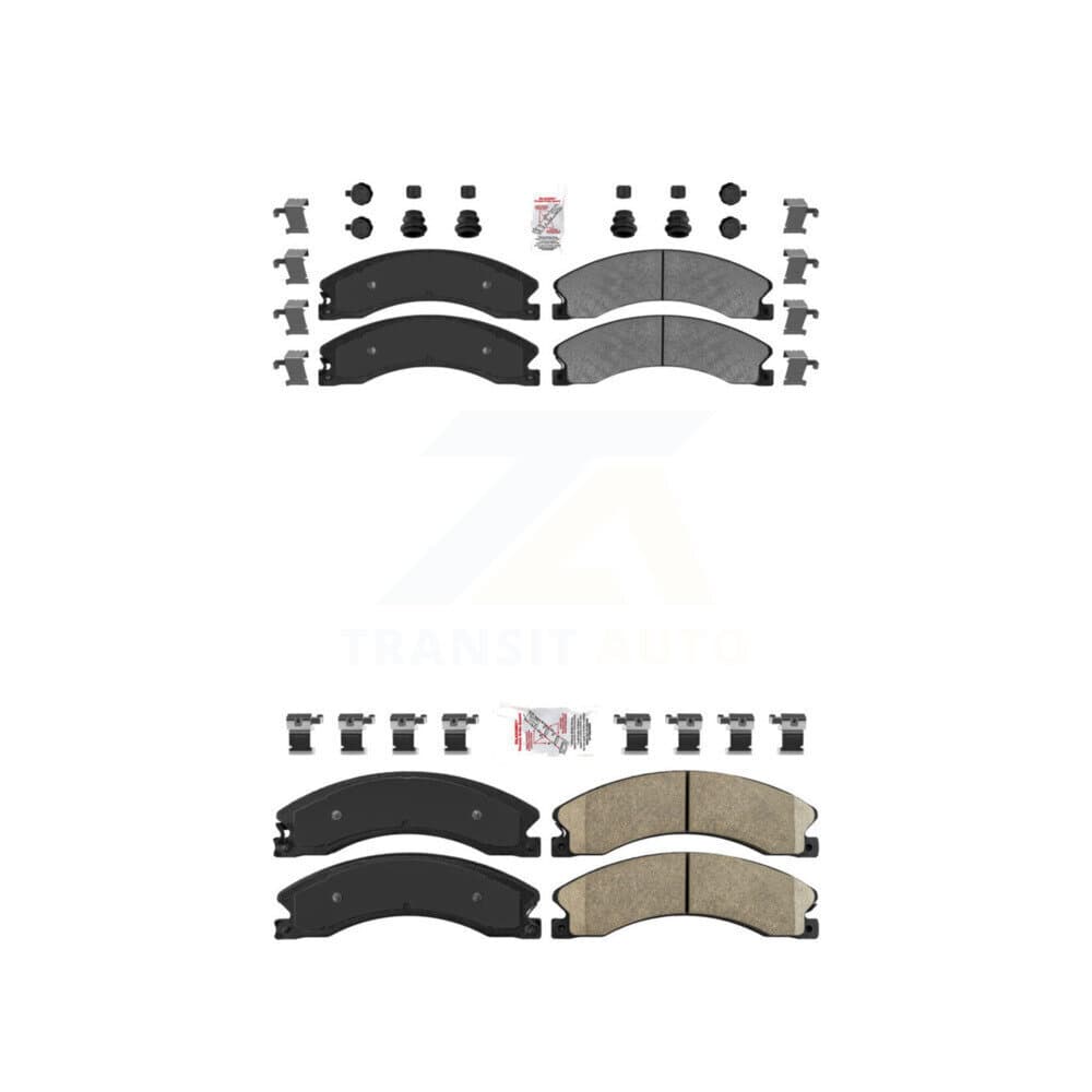 AmeriBRAKES - KNF-100367 - Front and Rear Disc Brake Pad Kits image 1