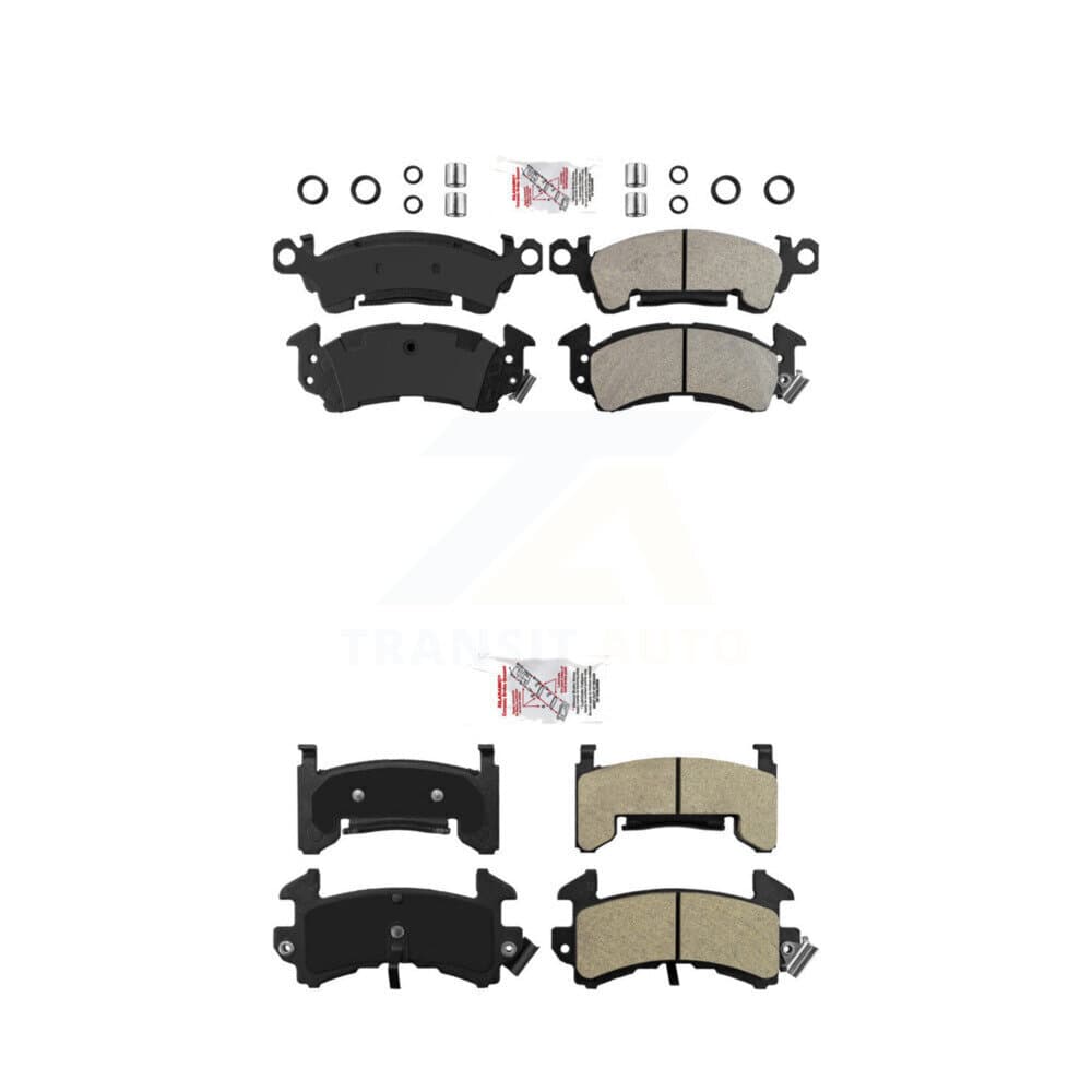 AmeriBRAKES - KNF-100385 - Front and Rear Disc Brake Pad Kits image 1
