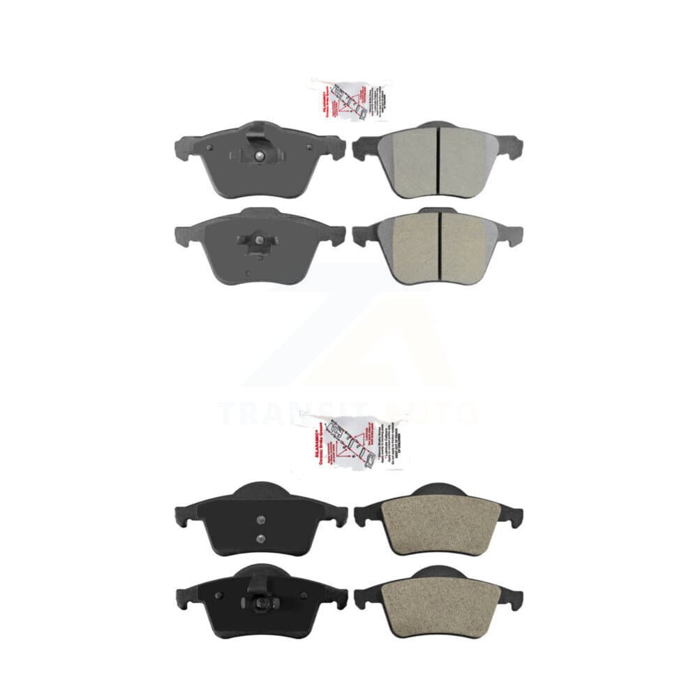 AmeriBRAKES - KNF-100388 - Front and Rear Disc Brake Pad Kits image 1