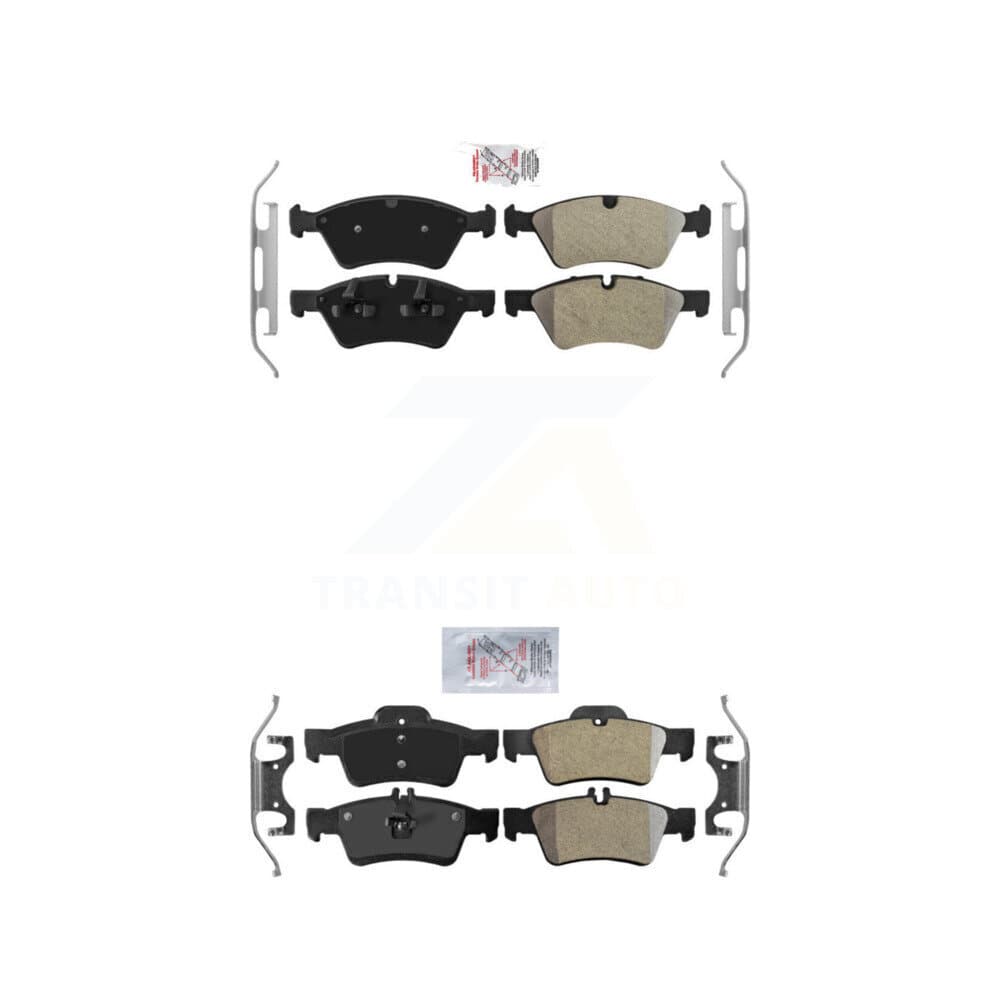 AmeriBRAKES - KNF-100418 - Front and Rear Disc Brake Pad Kits image 1