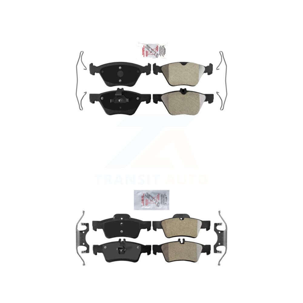 AmeriBRAKES - KNF-100419 - Front and Rear Disc Brake Pad Kits image 1