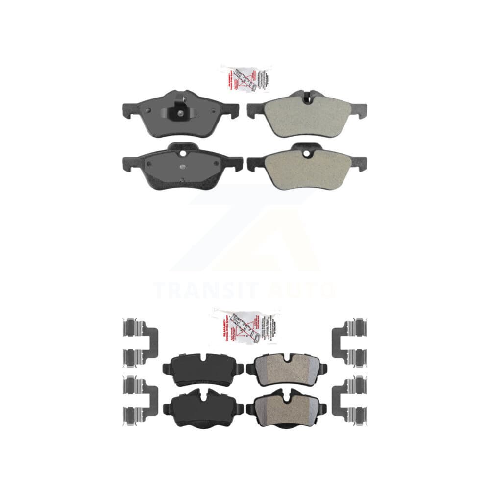 AmeriBRAKES - KNF-100678 - Front and Rear Disc Brake Pad Kits image 1