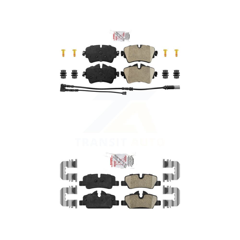 AmeriBRAKES - KNF-100684 - Front and Rear Disc Brake Pad Kits image 1