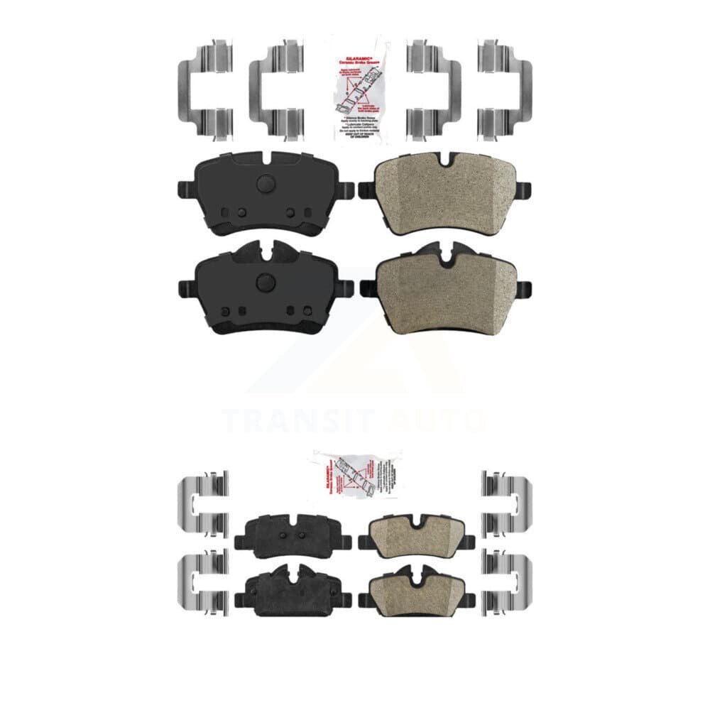 AmeriBRAKES - KNF-100686 - Front and Rear Disc Brake Pad Kits image 1