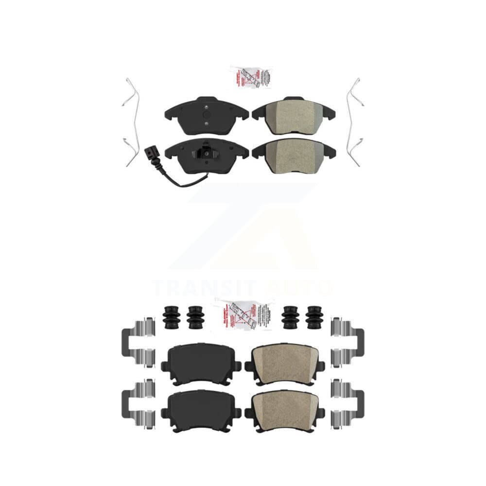 AmeriBRAKES - KNF-100716 - Front and Rear Disc Brake Pad Kits image 1