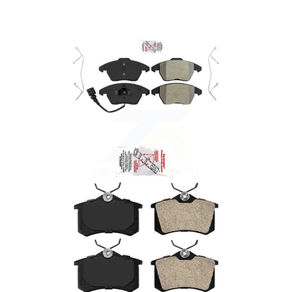 AmeriBRAKES - KNF-100720 - Front and Rear Disc Brake Pad Kits image 1