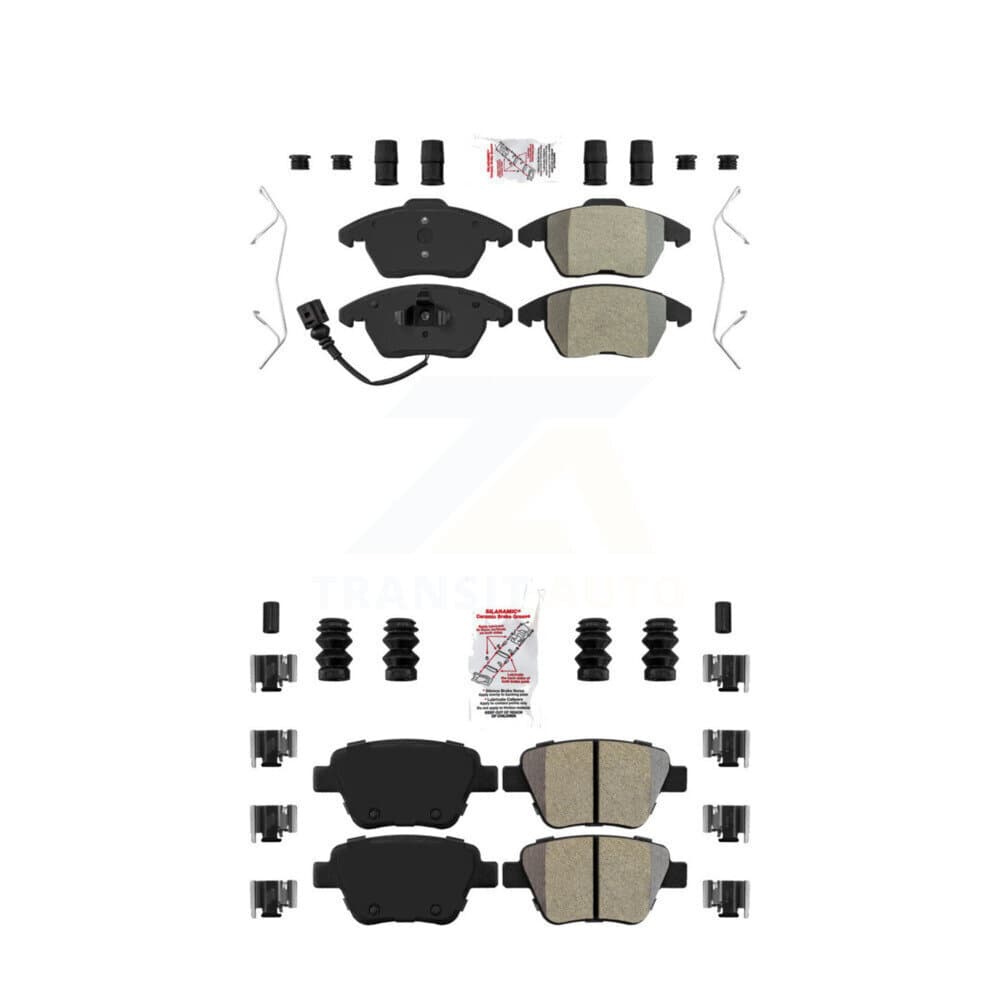 AmeriBRAKES - KNF-100724 - Front and Rear Disc Brake Pad Kits image 1