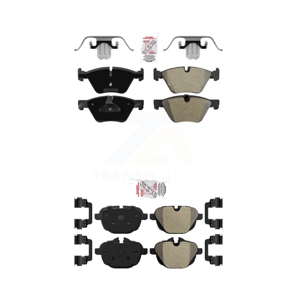 AmeriBRAKES - KNF-100745 - Front and Rear Disc Brake Pad Kits image 1