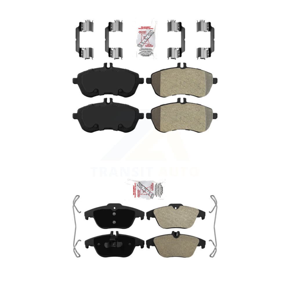 AmeriBRAKES - KNF-100887 - Front and Rear Disc Brake Pad Kits image 1