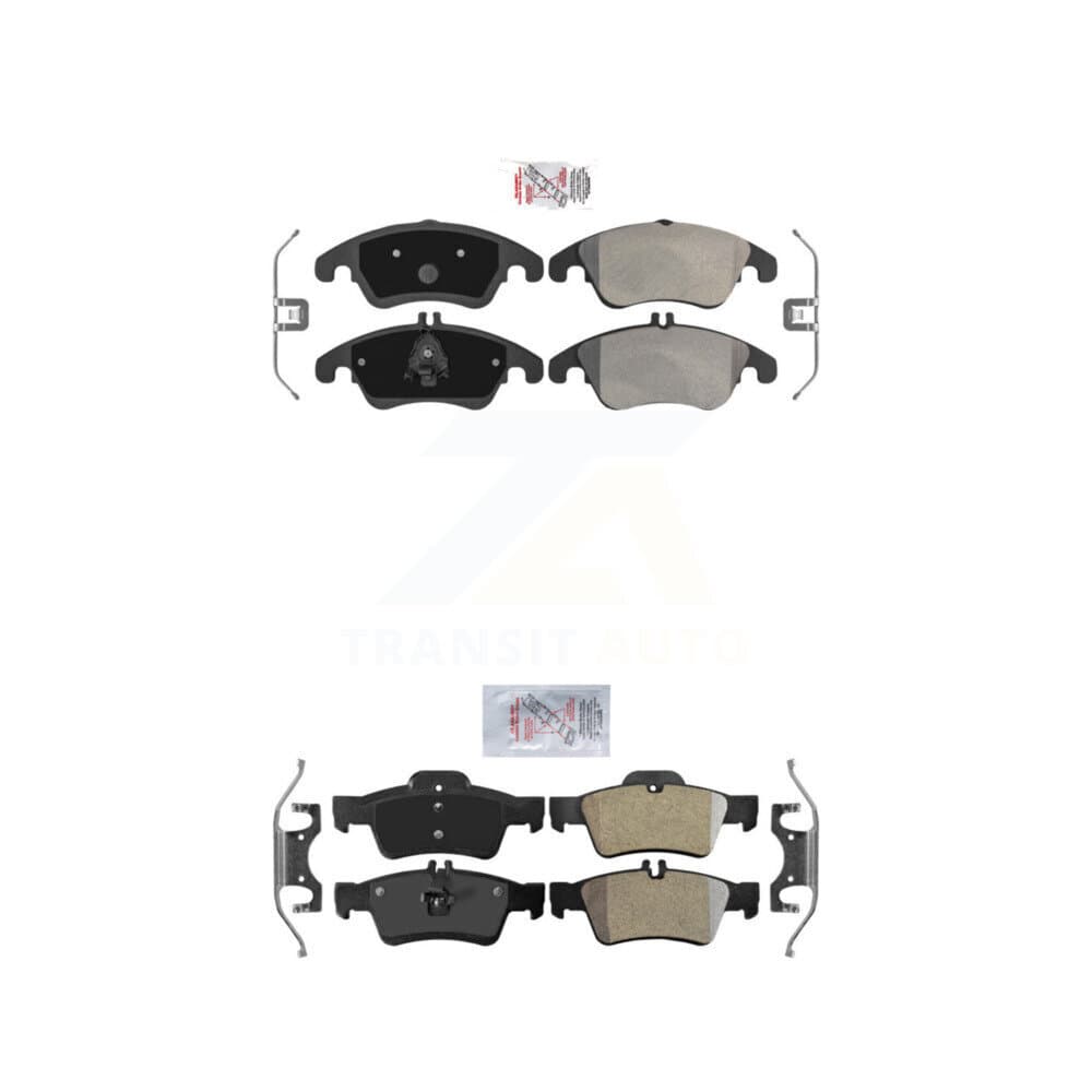 AmeriBRAKES - KNF-100888 - Front and Rear Disc Brake Pad Kits image 1