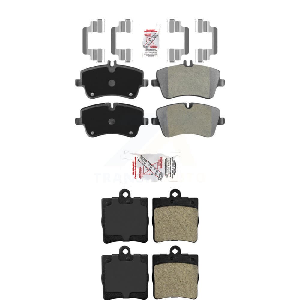 AmeriBRAKES - KNF-100892 - Front and Rear Disc Brake Pad Kits image 1