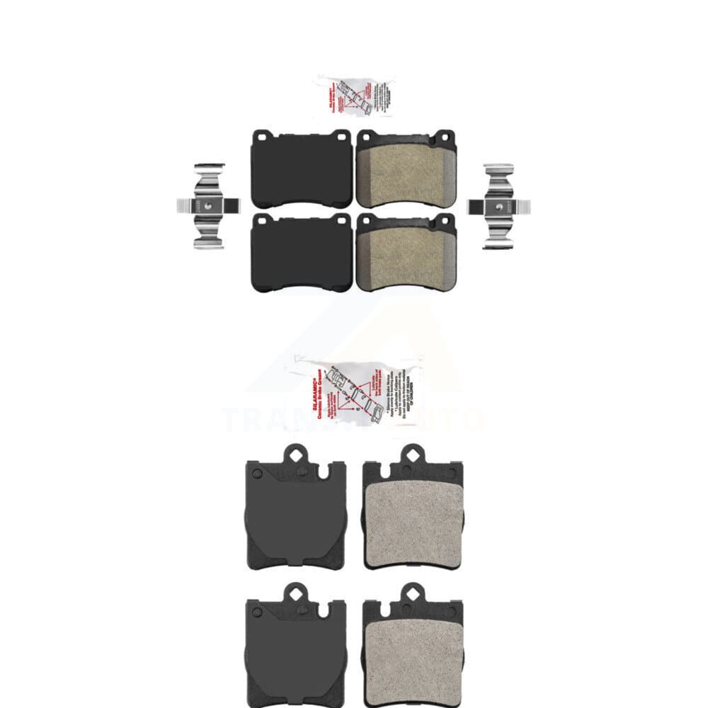 AmeriBRAKES - KNF-100895 - Front and Rear Disc Brake Pad Kits image 1