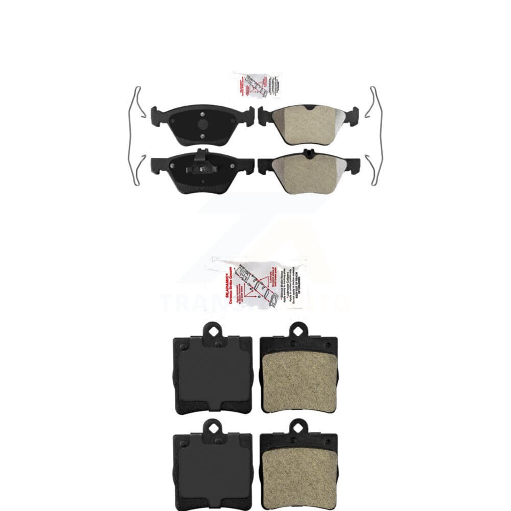 AmeriBRAKES - KNF-101026 - Front and Rear Disc Brake Pad Kits image 1