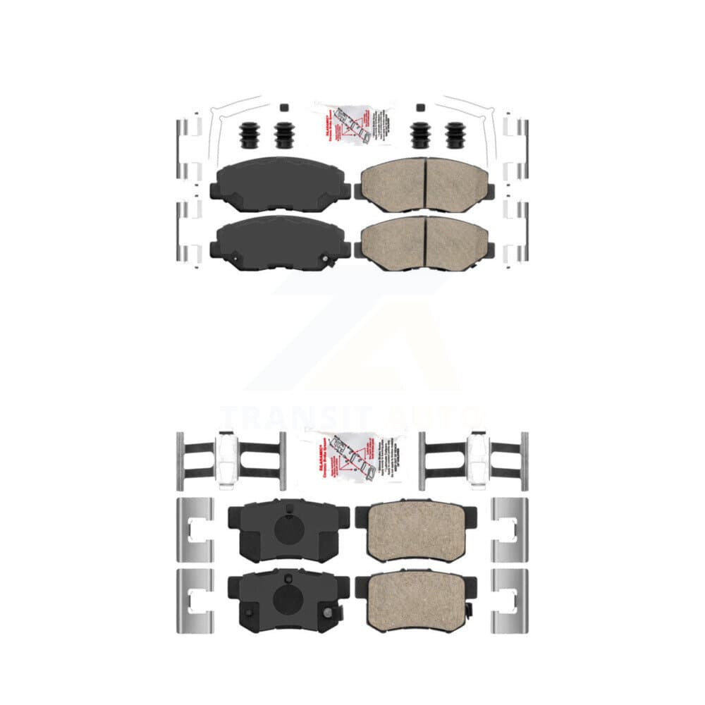 AmeriBRAKES - KNF-101085 - Front and Rear Disc Brake Pad Kits image 1