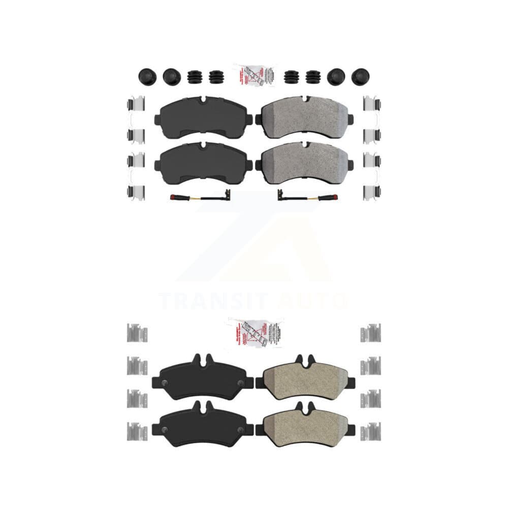 AmeriBRAKES - KNF-101100 - Front and Rear Disc Brake Pad Kits image 1