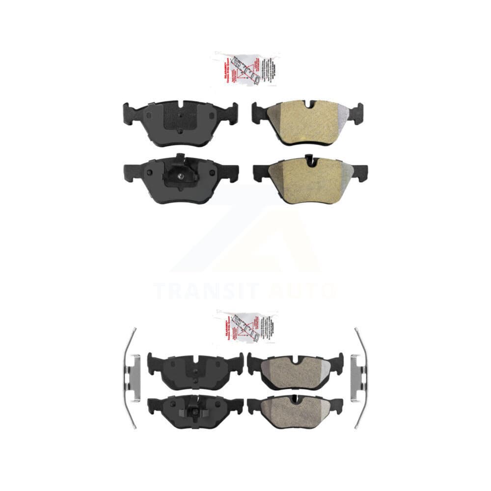 AmeriBRAKES - KNF-101104 - Front and Rear Disc Brake Pad Kits image 1