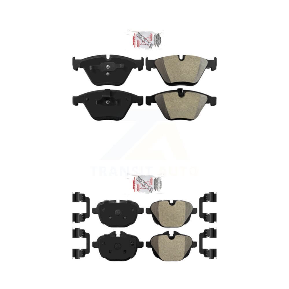 AmeriBRAKES - KNF-101110 - Front and Rear Disc Brake Pad Kits image 1