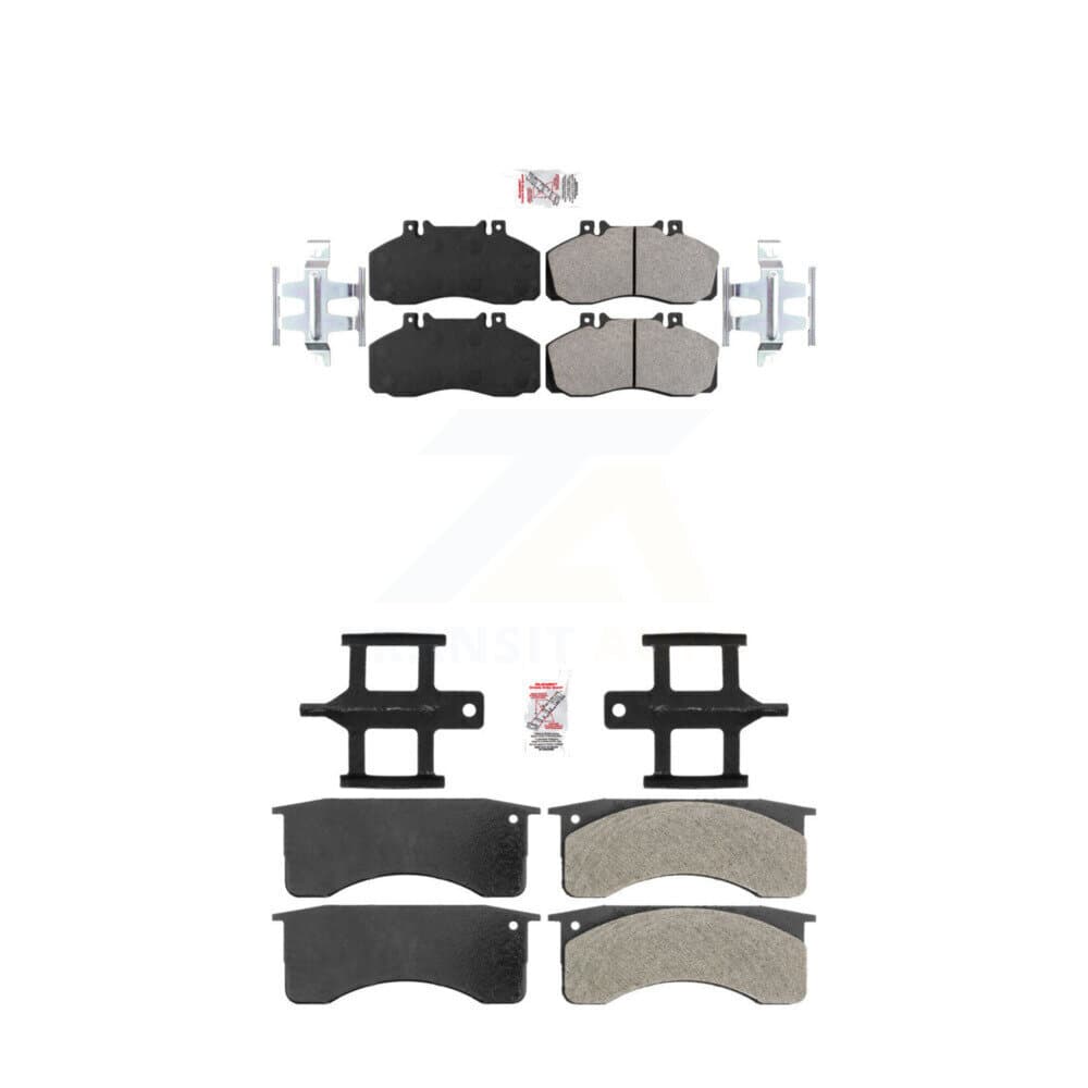 AmeriBRAKES - KNF-101150 - Front and Rear Disc Brake Pad Kits image 1