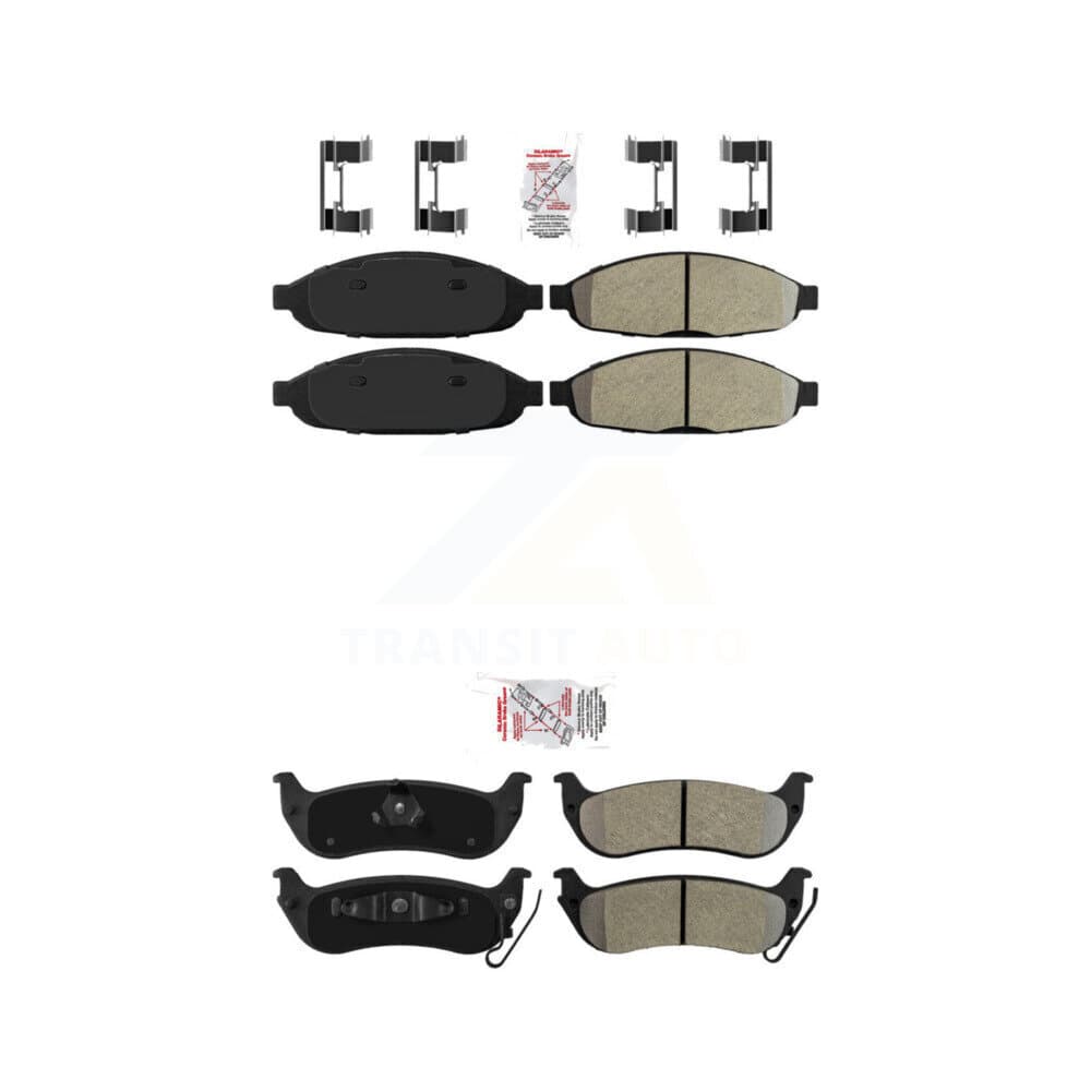 AmeriBRAKES - KNF-101183 - Front and Rear Disc Brake Pad Kits image 1
