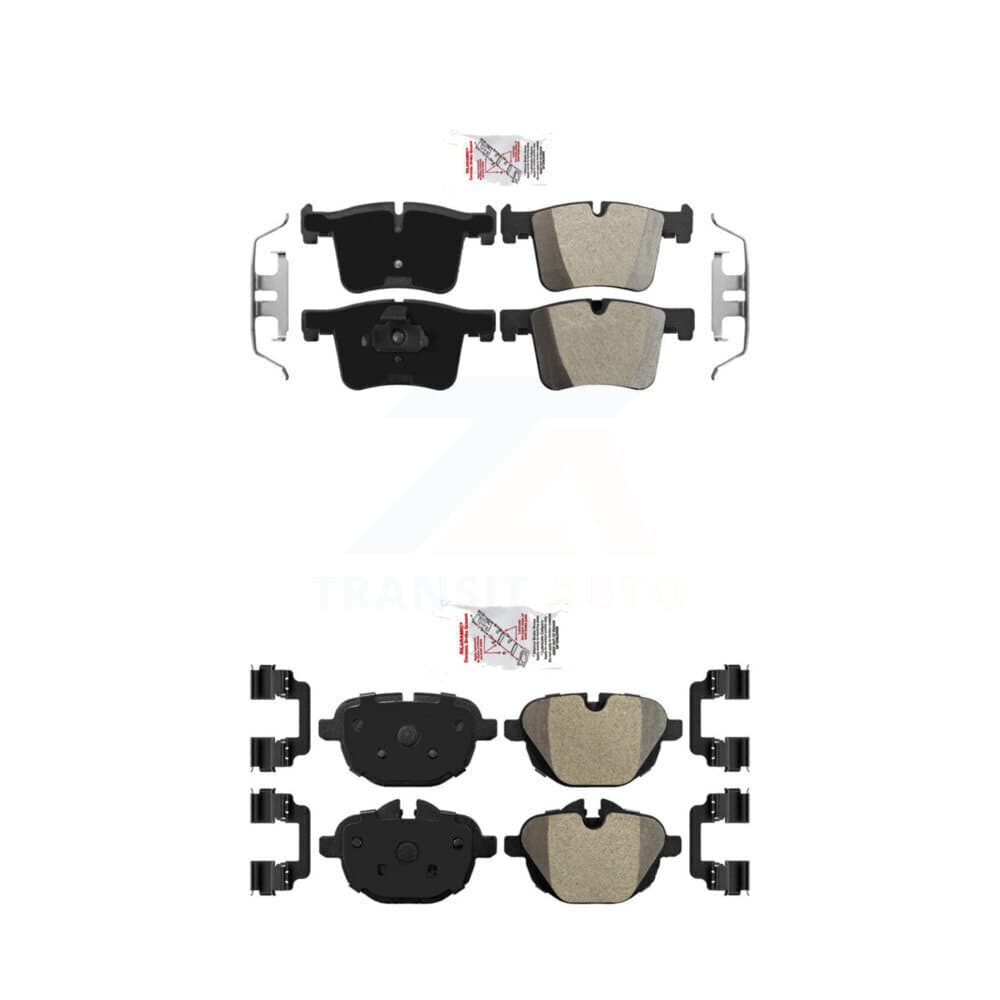 AmeriBRAKES - KNF-101200 - Front and Rear Disc Brake Pad Kits image 1
