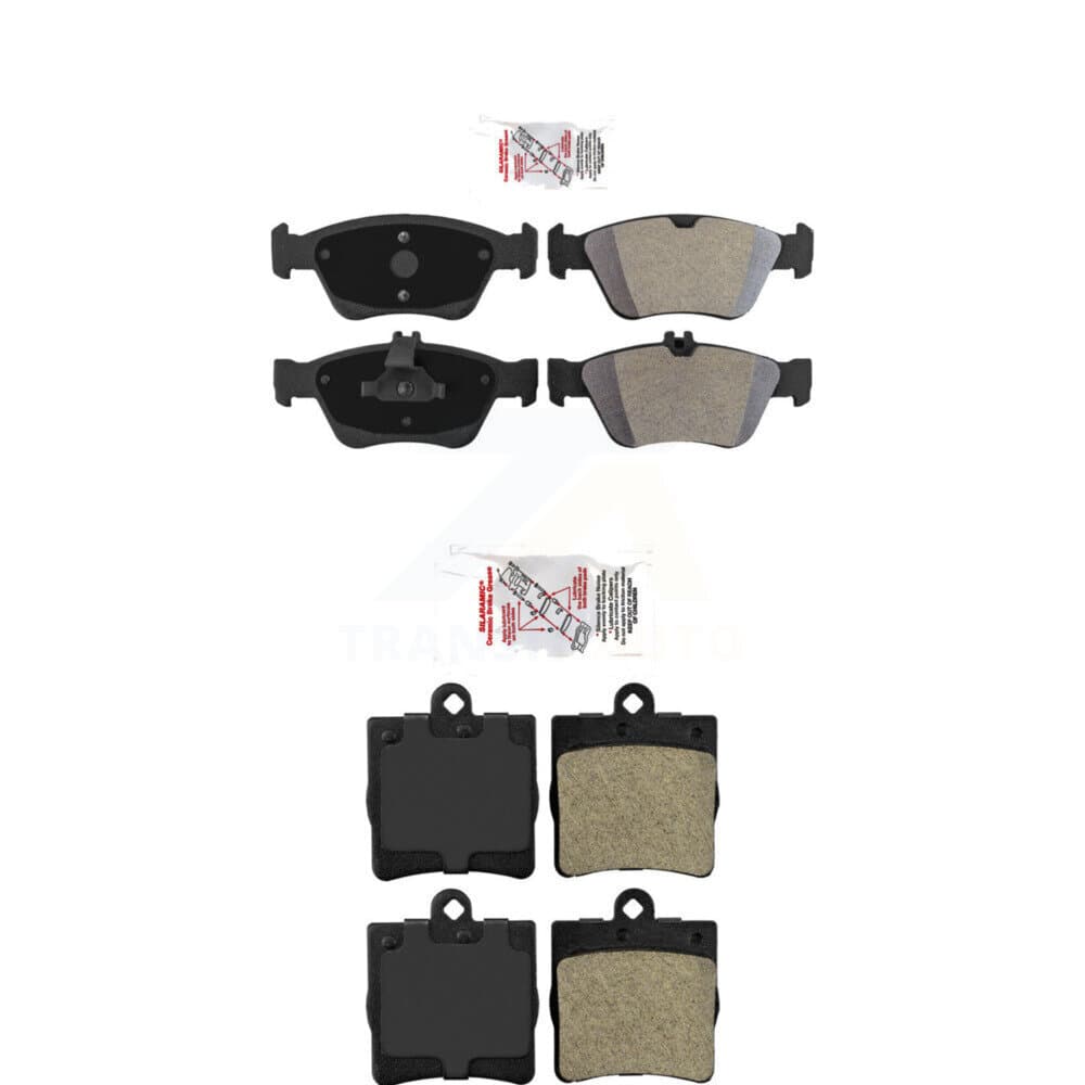 AmeriBRAKES - KNF-101400 - Front and Rear Disc Brake Pad Kits image 1
