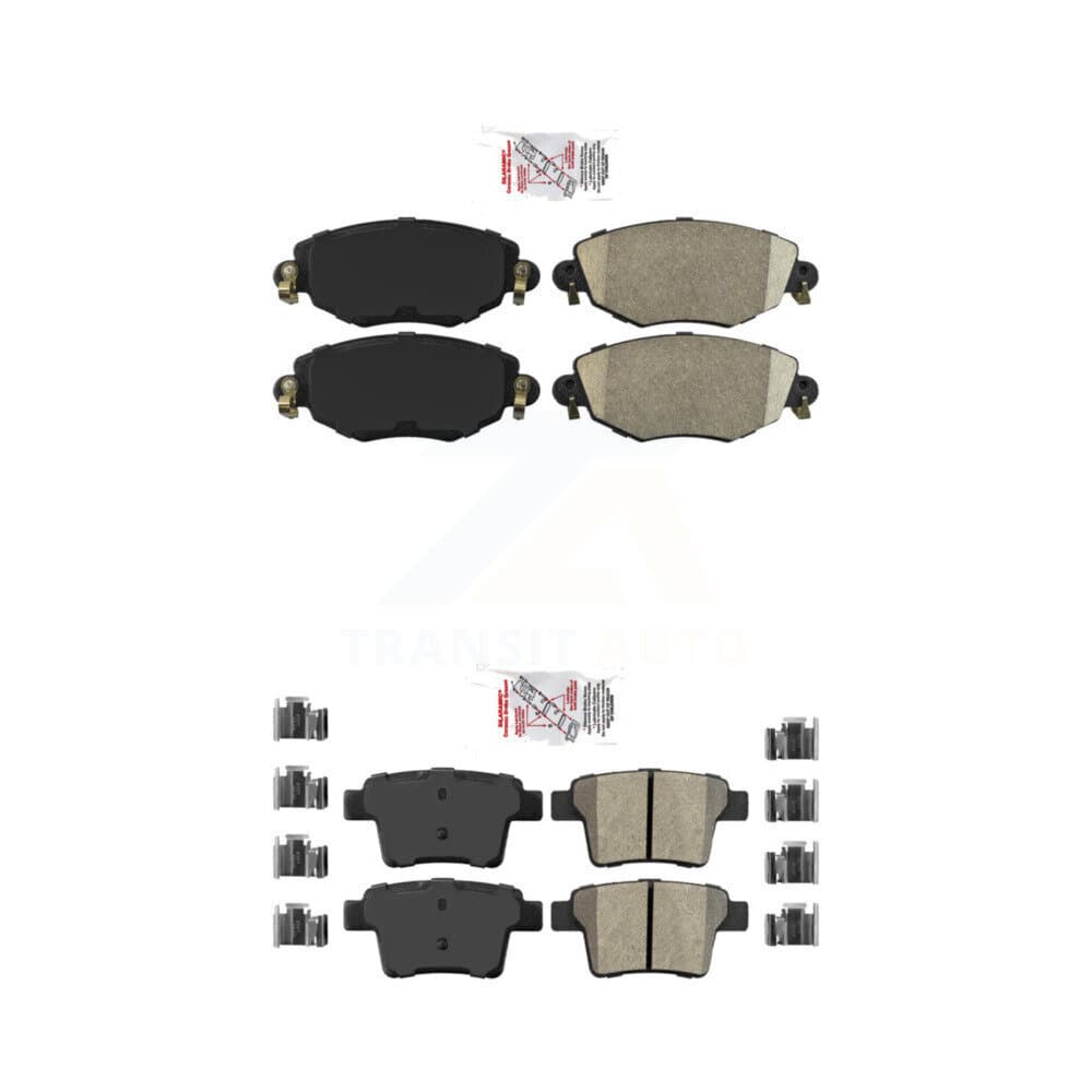 AmeriBRAKES - KNF-101401 - Front and Rear Disc Brake Pad Kits image 1