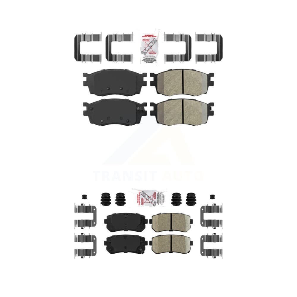 AmeriBRAKES - KNF-101402 - Front and Rear Disc Brake Pad Kits image 1