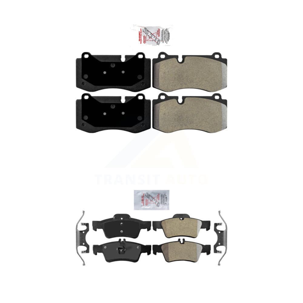 AmeriBRAKES - KNF-101405 - Front and Rear Disc Brake Pad Kits image 1