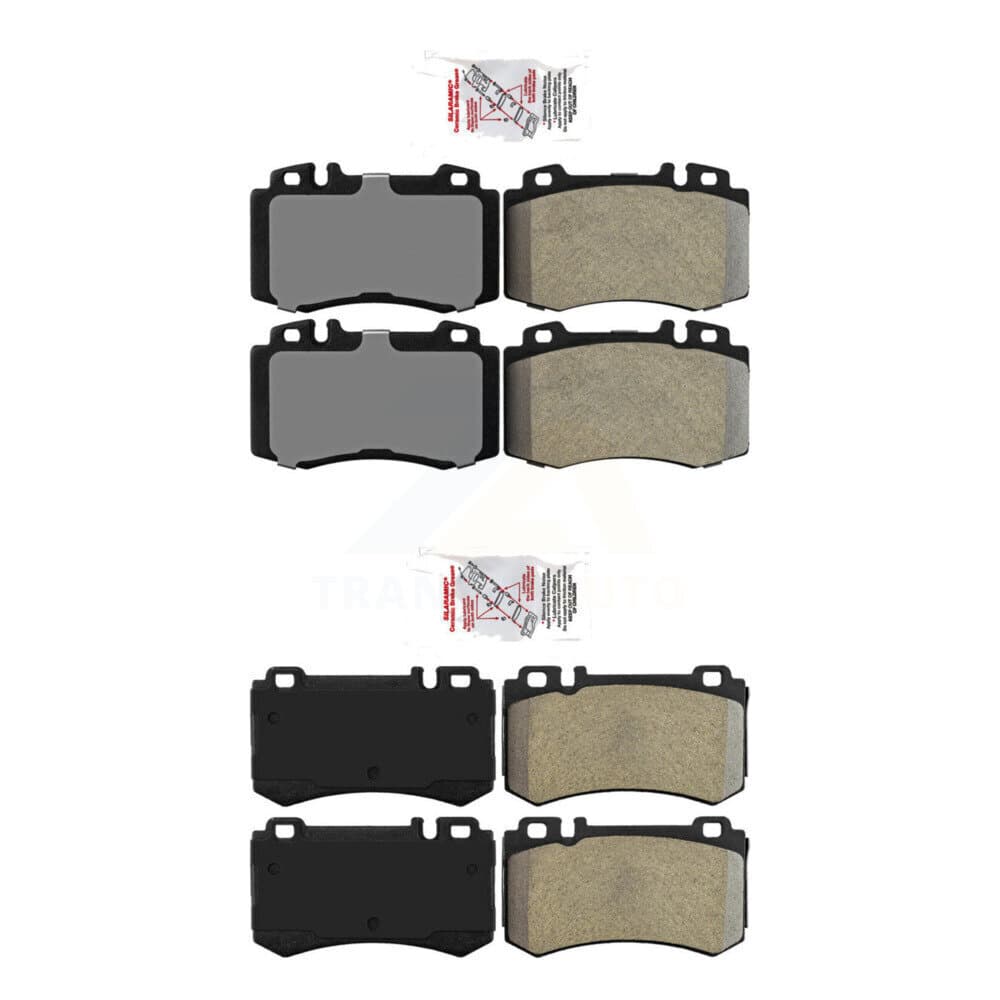 AmeriBRAKES - KNF-101406 - Front and Rear Disc Brake Pad Kits image 1