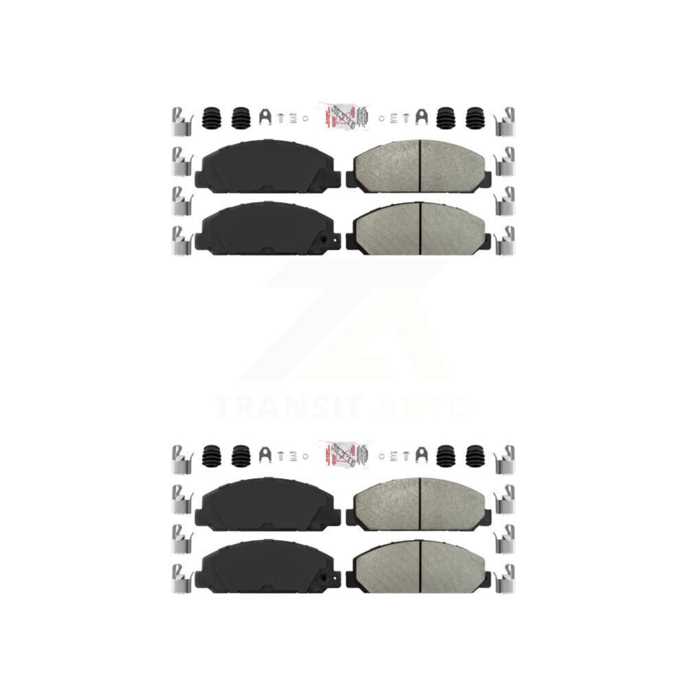 AmeriBRAKES - KNF-101450 - Front and Rear Disc Brake Pad Kits image 1