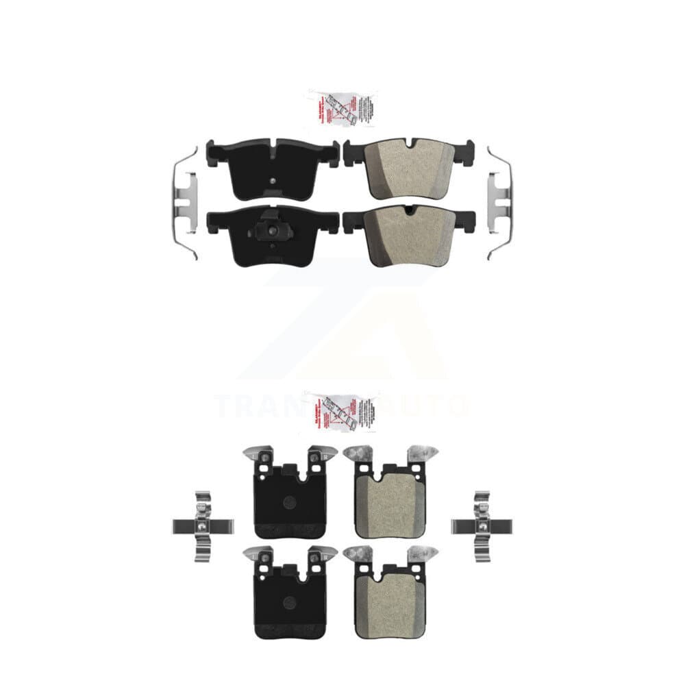 AmeriBRAKES - KNF-101454 - Front and Rear Disc Brake Pad Kits image 1