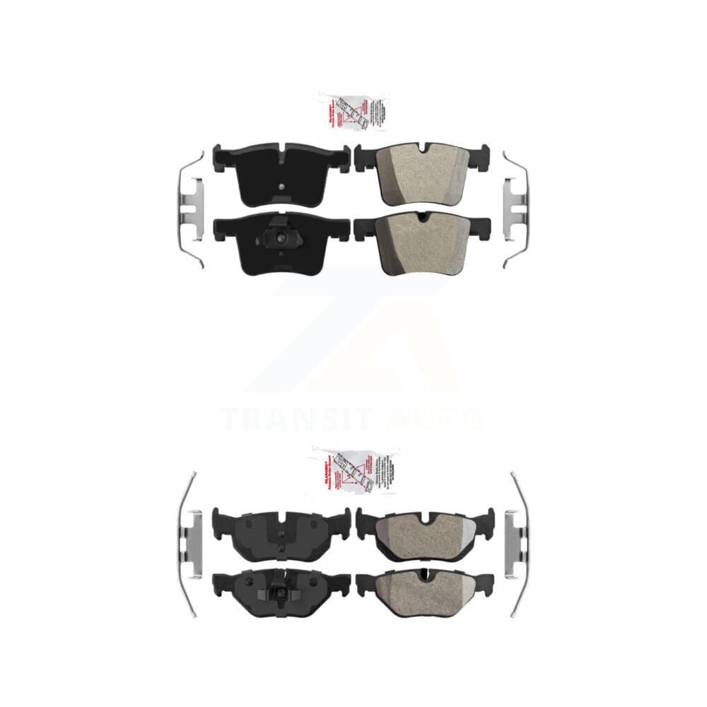 AmeriBRAKES - KNF-101455 - Front and Rear Disc Brake Pad Kits image 1