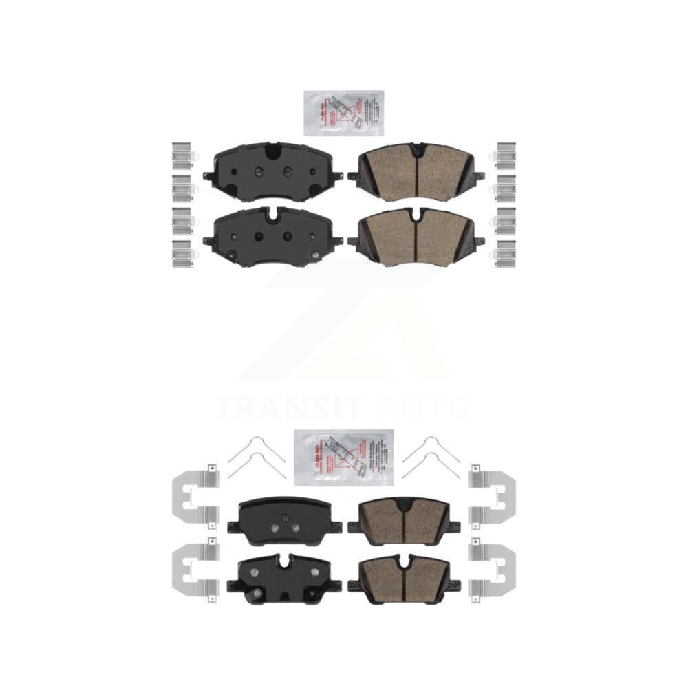 AmeriBRAKES - KNF-101471 - Front and Rear Disc Brake Pad Kits image 1