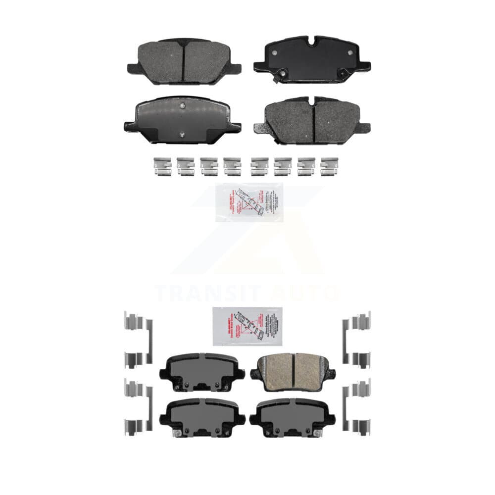 AmeriBRAKES - KNF-101497 - Front and Rear Disc Brake Pad Kits image 1