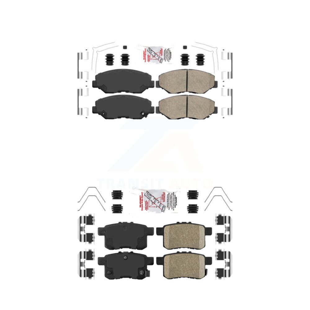 AmeriBRAKES - KNF-101501 - Front and Rear Disc Brake Pad Kits image 1