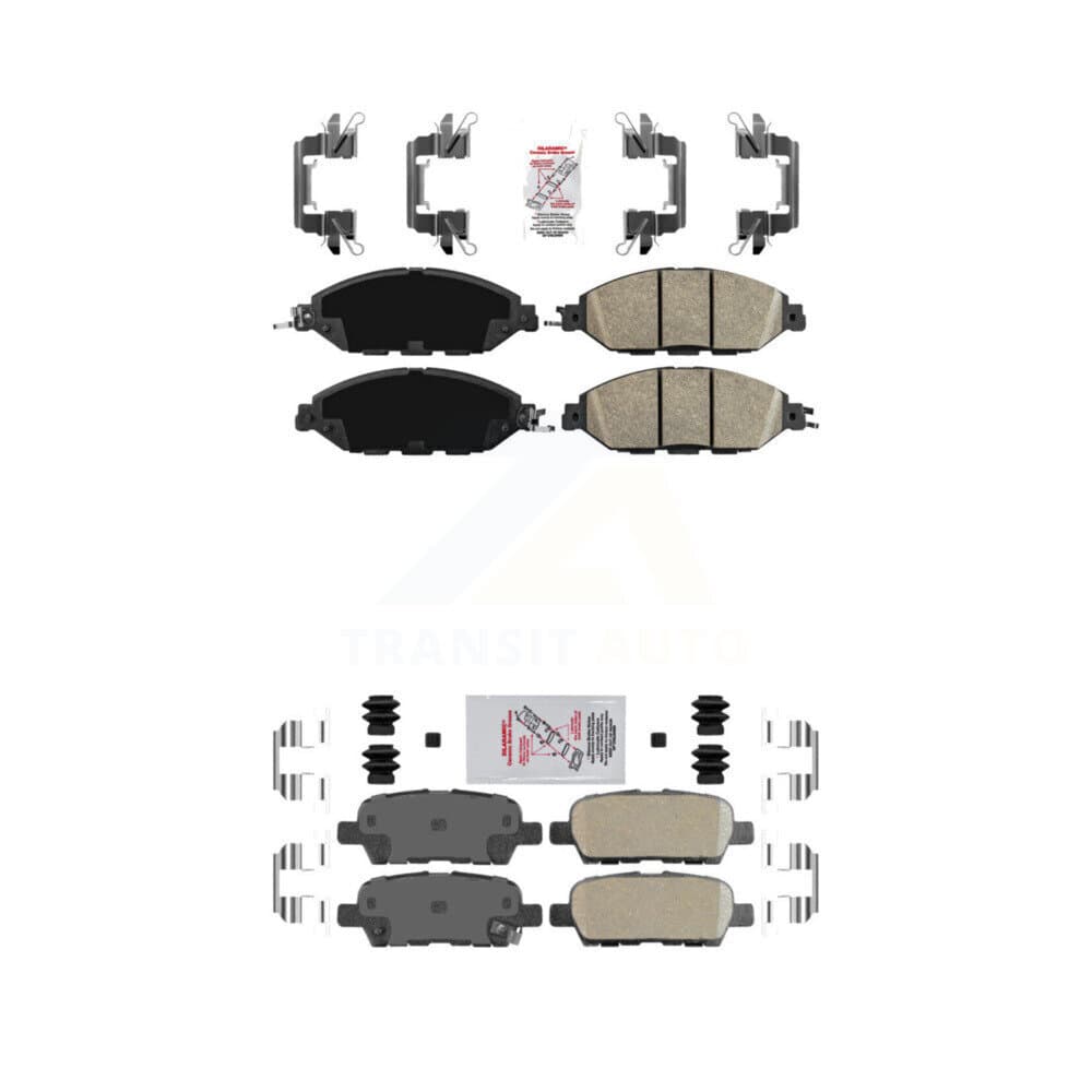 AmeriBRAKES - KNF-101507 - Front and Rear Disc Brake Pad Kits image 1