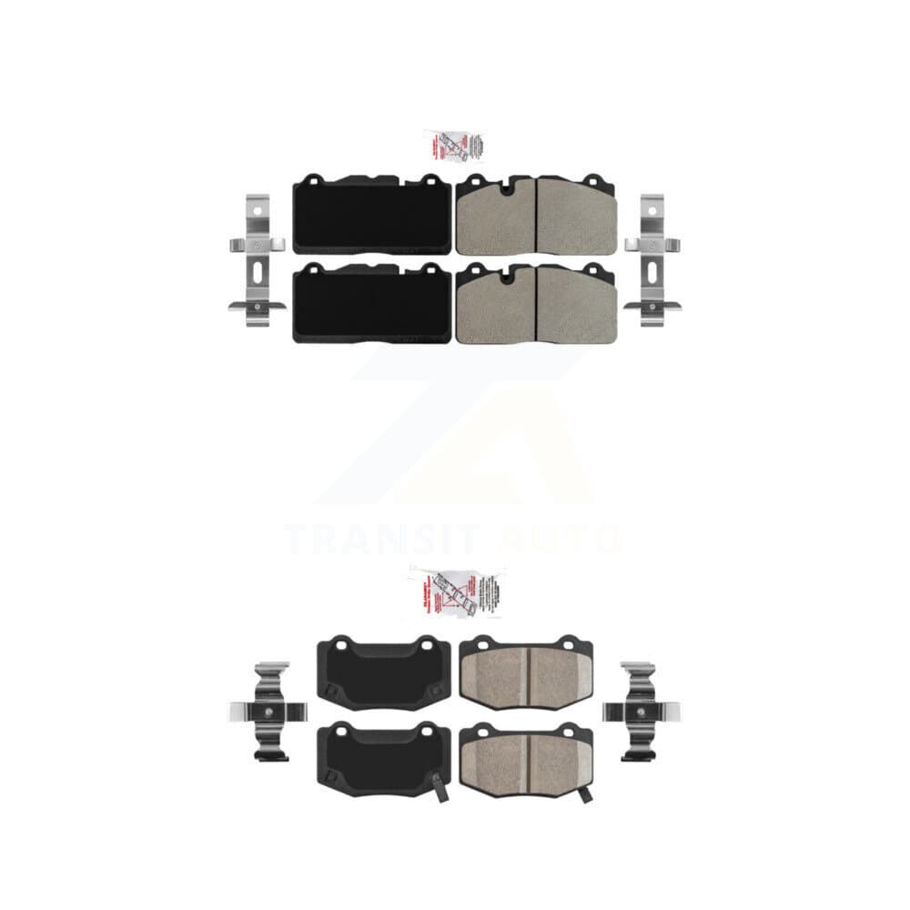 AmeriBRAKES - KNF-101533 - Front and Rear Disc Brake Pad Kits image 1